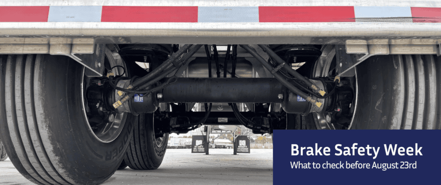 Tank trailer brake and suspension system for Brake Safety Week 2026